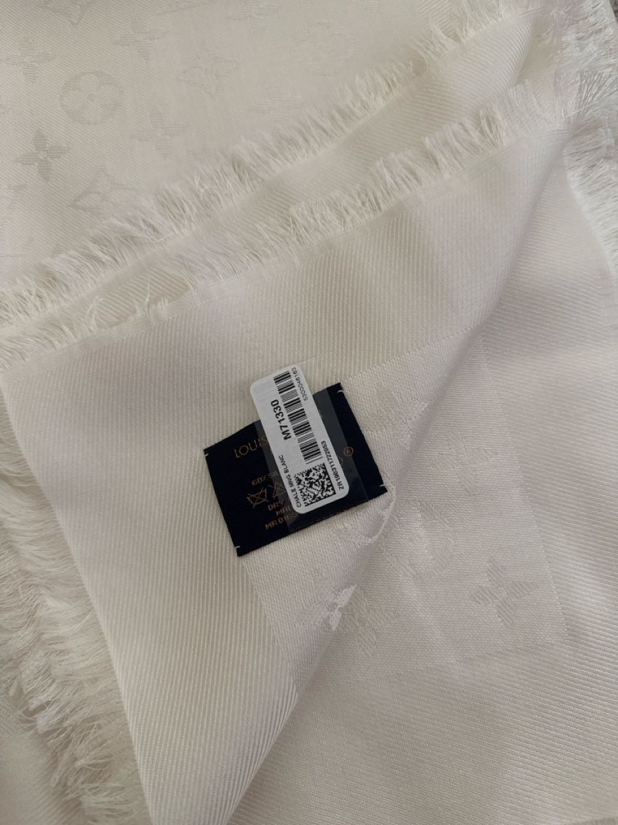 Foulard & Sciarpe: Louis Vuitton Chale MNG Blanc – Nuovo e nell'imballaggio originale da Zürich venduto da ken_n7dn 1