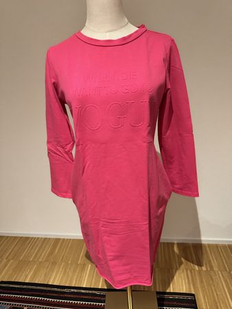 Pink cotton dress size S/M