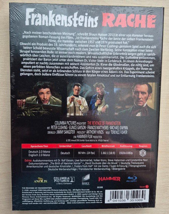 Tutti i DVDs: Frankensteins Rache – Nuovo e nell'imballaggio originale da Wettingen venduto da Reviled 1