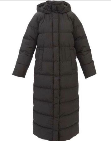 Max Mara Weekend langer Daunen Mantel schwarz Gr 40 neu