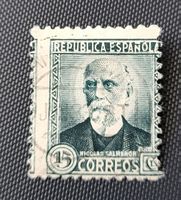 Spanien dezentriert briefmarke