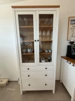 IKEA HEMNES Vitrine mit Glastüren & 3 Schubladen
