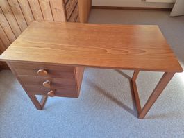 Schreibtisch Holz mit 3 Schubladen
