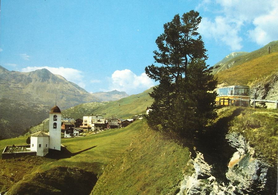 Cartoline postali: CRESTA AVERS Postauto – Nuovo (secondo la descrizione) da Jona venduto da philajona