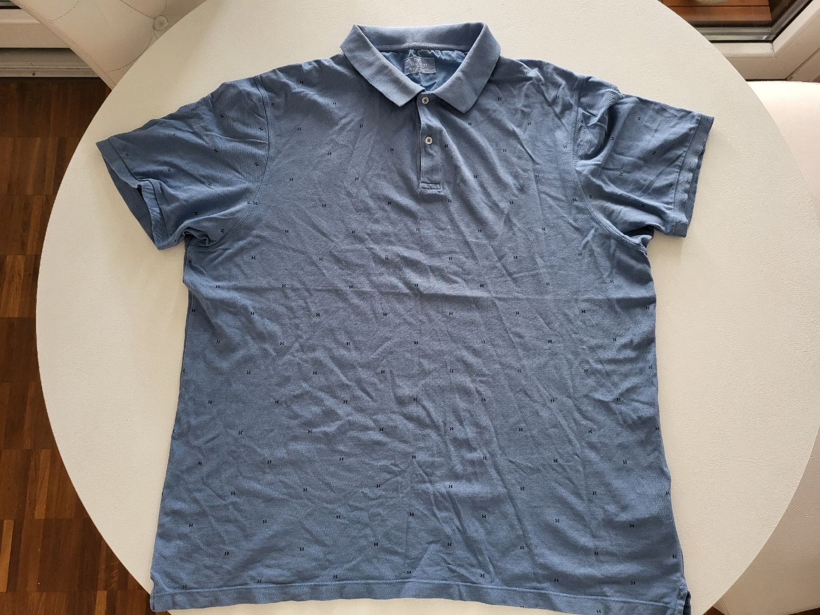Hackett Magliette Polo: Hackett London Poloshirt Hellblau Gr. XXL – Usato da Basel venduto da Ywana