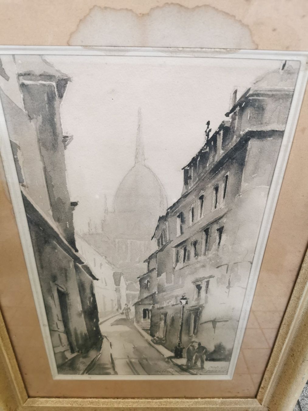 Dipinti: AQUARELLE SIGNÉE ET DATÉE NOËL 46 – Usato da Genève venduto da Qanil77 1