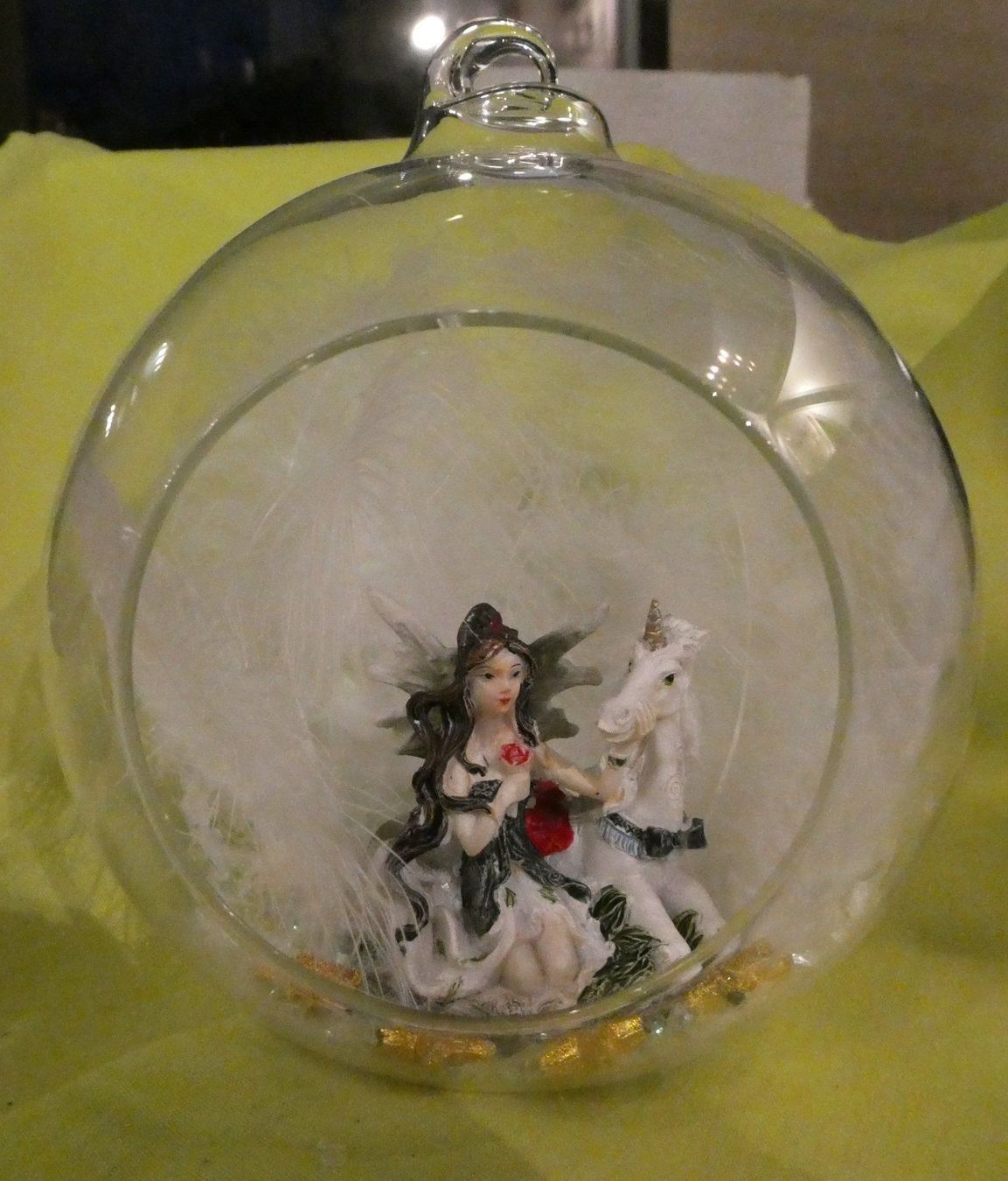 Statuette: Boule de Noël Fée – Nuovo e nell'imballaggio originale da Troistorrents venduto da Marion70