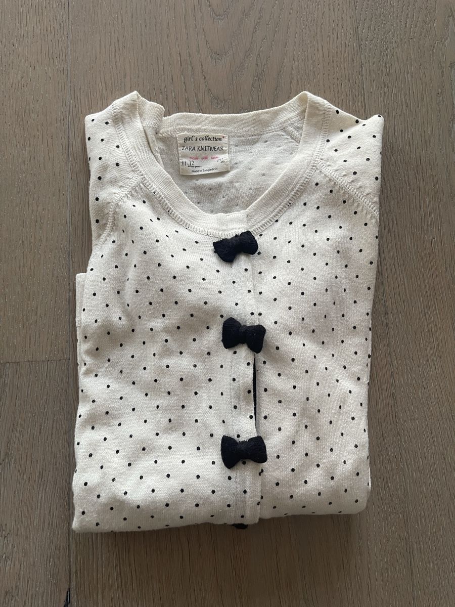 Zara Maglioni & Felpe: Zara Mädchen Pullover offwhite gepunktet Grösse 152/ 1 – Usato da Meilen venduto da Golfer04 1