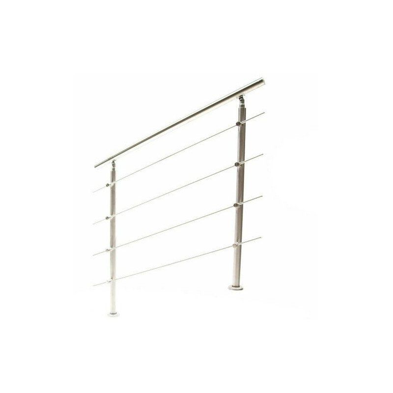 Ringhiere: 57207 - Edelstahl Treppengeländer 100cm - 4 Querstreben – Nuovo e nell'imballaggio originale da Wallenwil venduto da toesstal-vertrieb 5
