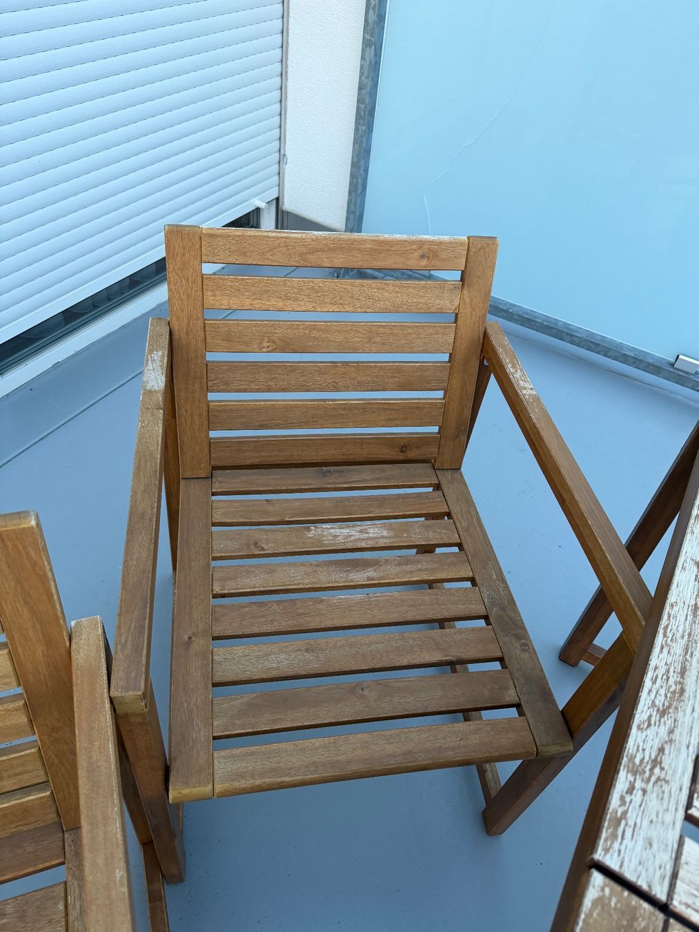 Set di tavolo e panche: Gartentisch + 2 Stühle  Holz – Usato da Niedergösgen venduto da mer_8vpj 1