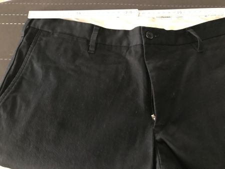MUJI Dunkelblaue Herren Hose,  Chino in blau, Gr. 33