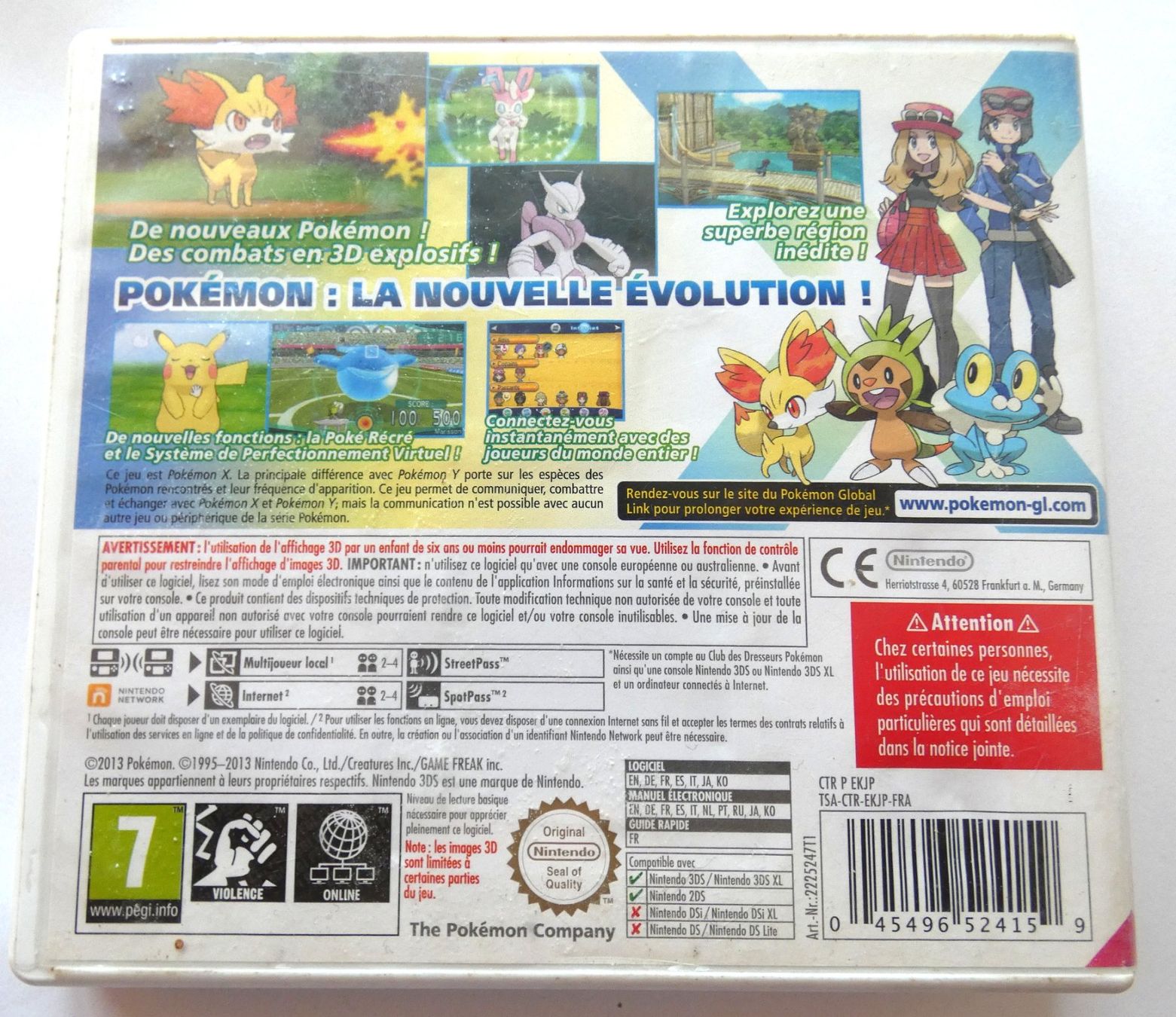 Pokémon Spiele: Nintendo 3DS - POKEMON X – Gebraucht aus La Sarraz von classicworldcoins 1