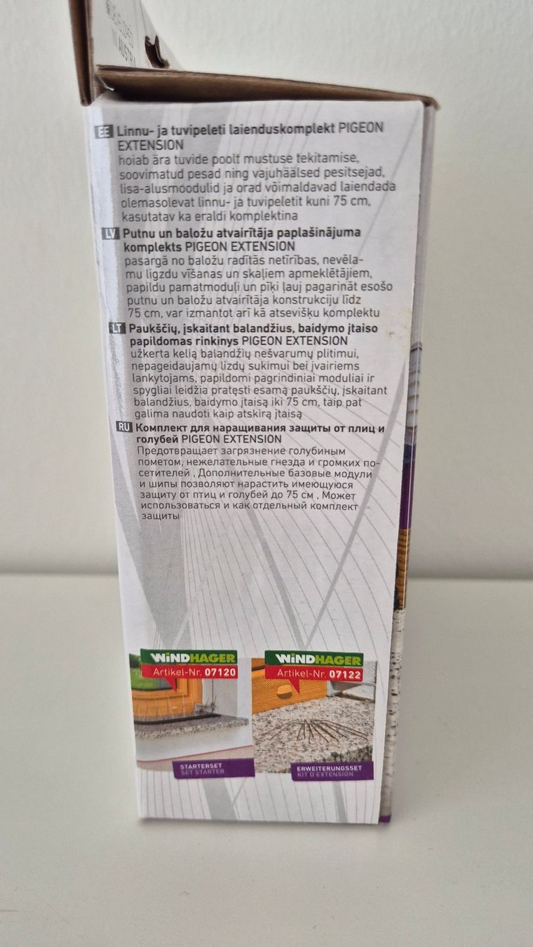 Griglie e Inferriate: WINDHAGER Vogel- & Taubenabwehr (Steckmodule & Spikes) – Usato da Münchenstein venduto da Trinity 2