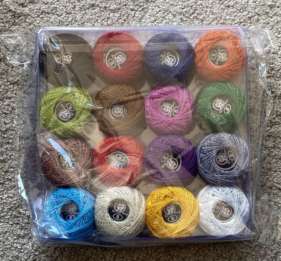 Kordeln & Faden: 16 Farben Häkelgarn – Neu und originalverpackt aus Wagenhausen von FrauLang
