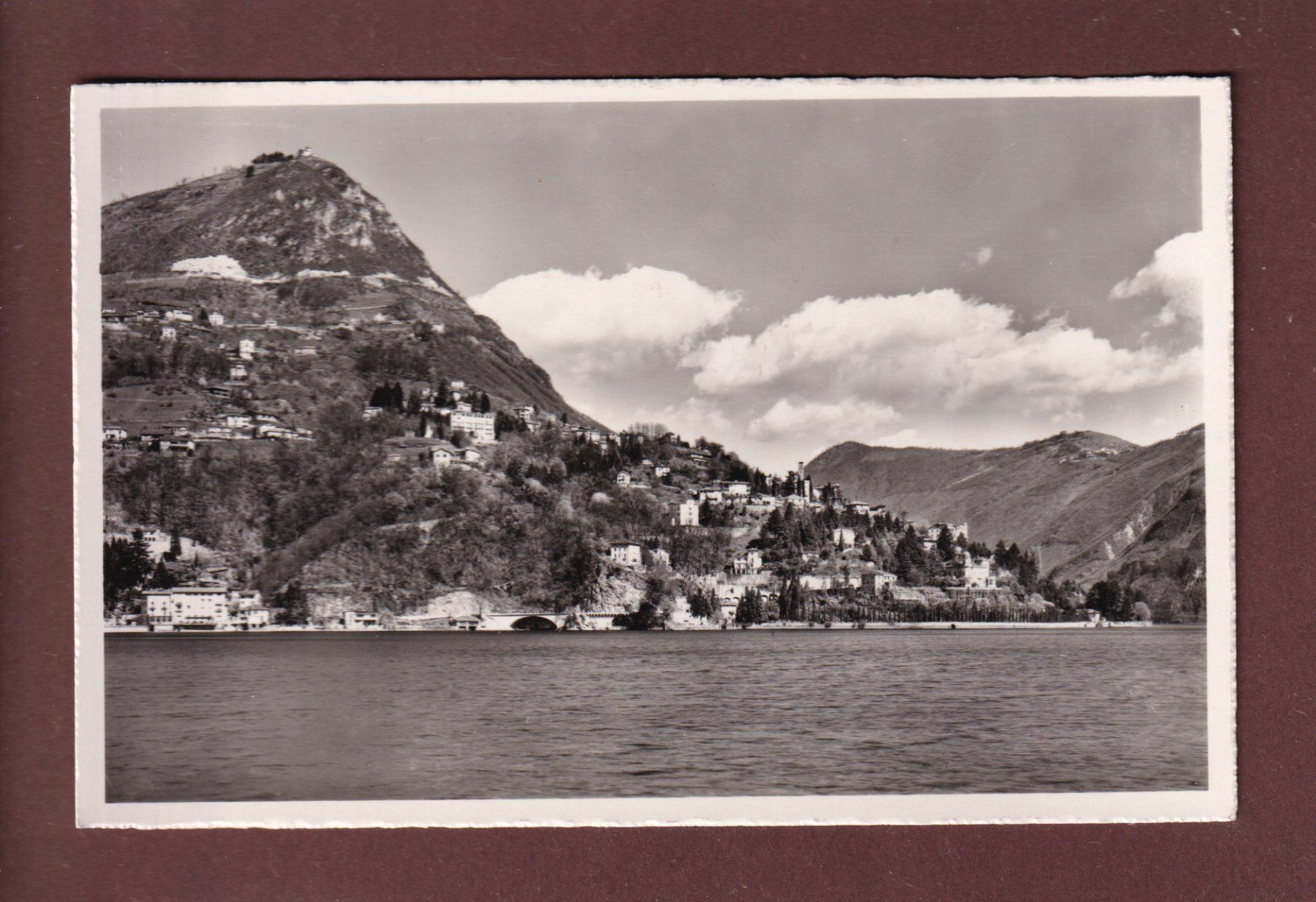 Cartoline postali: MONTE BRE con Castagnola – Usato da Pully venduto da nicecards