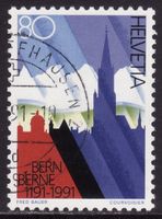SBK-Nr. 806 (800 Jahre Bern 1991) gestempelt