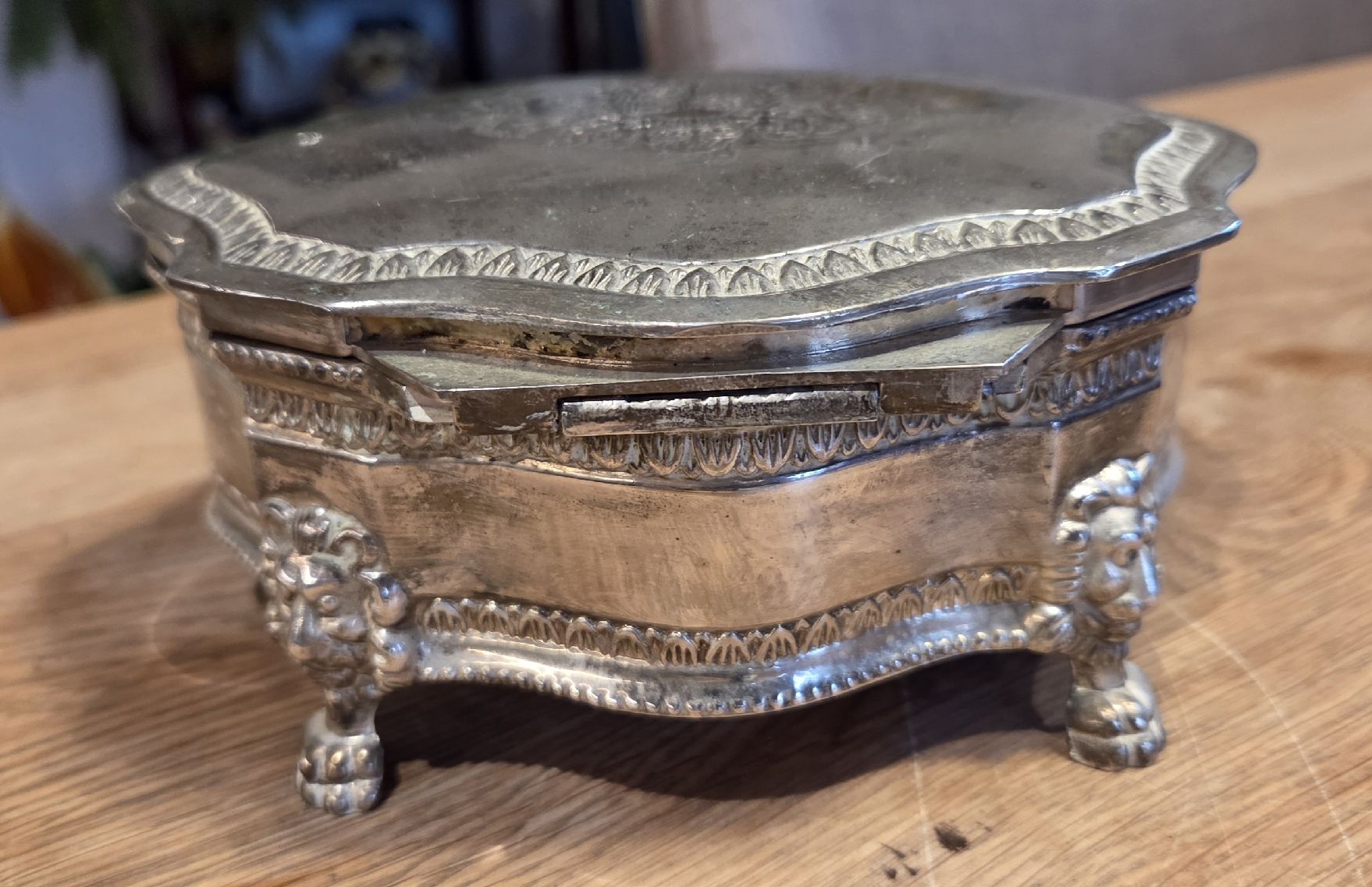 Schmuckkästen: Vintage Schmuckschatulle versilbert – Gebraucht aus Rehetobel von hobirot01 5