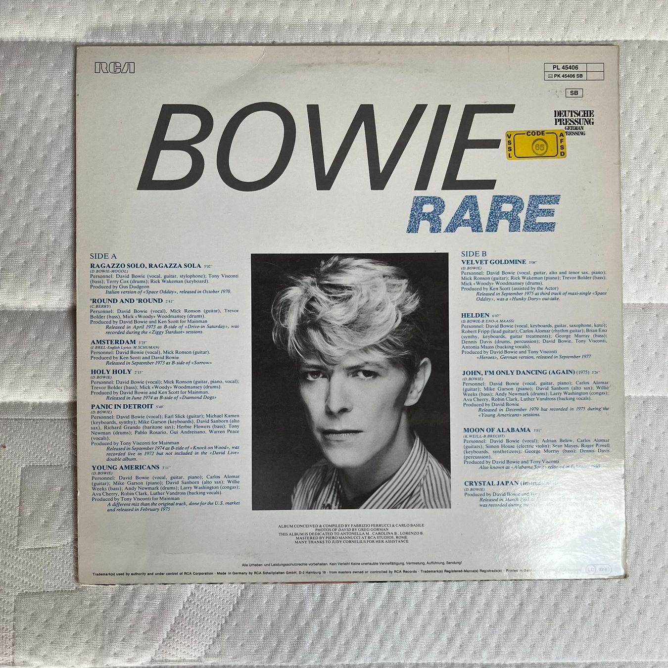 Vinyles: David Bowie – Rare vinyl LP compilation 1982 – D'occasion à Effretikon par ChrisLamberger 1