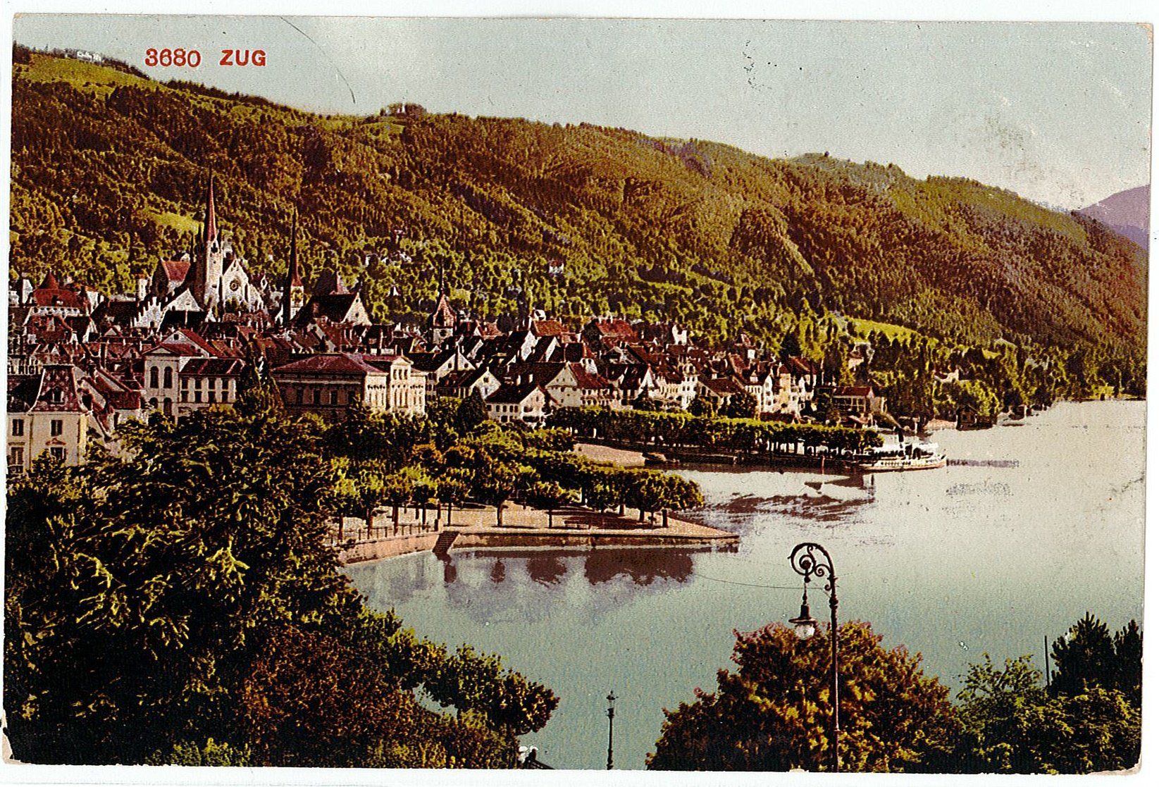 Cartoline postali: ZG 69 ZUG 1910 – Usato da Fribourg venduto da philafri