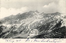 Sanetsch   VS  -  Passage du SANETSCH      en 1918