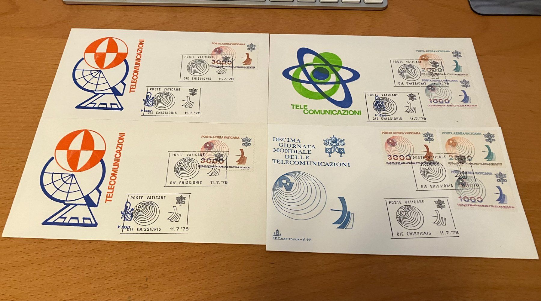 Alle Briefmarken: 4 FDC Vatikan 1978 – Neu (gemäss Beschreibung) aus Koblenz von Markenhimmel