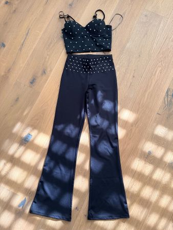 Set 2 pezzi gonna e top nero TW Taglia XS/S