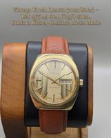 Vintage Urech Quartz Day-Date Strukturiertes 🇨🇭