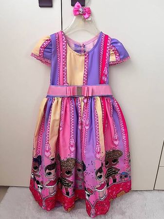 LOL vestito festa party per 7/8 anni