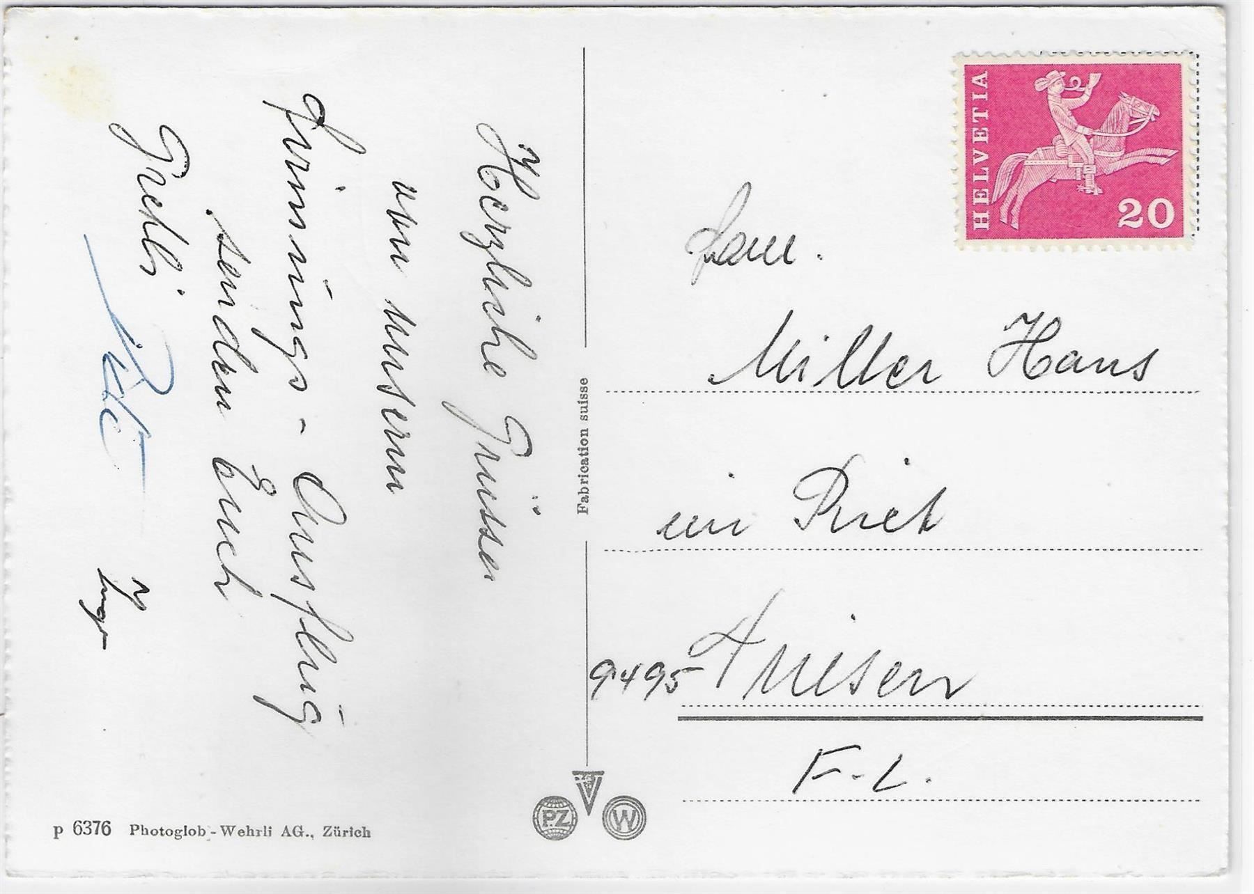 Cartoline postali: Rapperswil - Multiview – Usato da Ettingen venduto da Kartenplanet 1