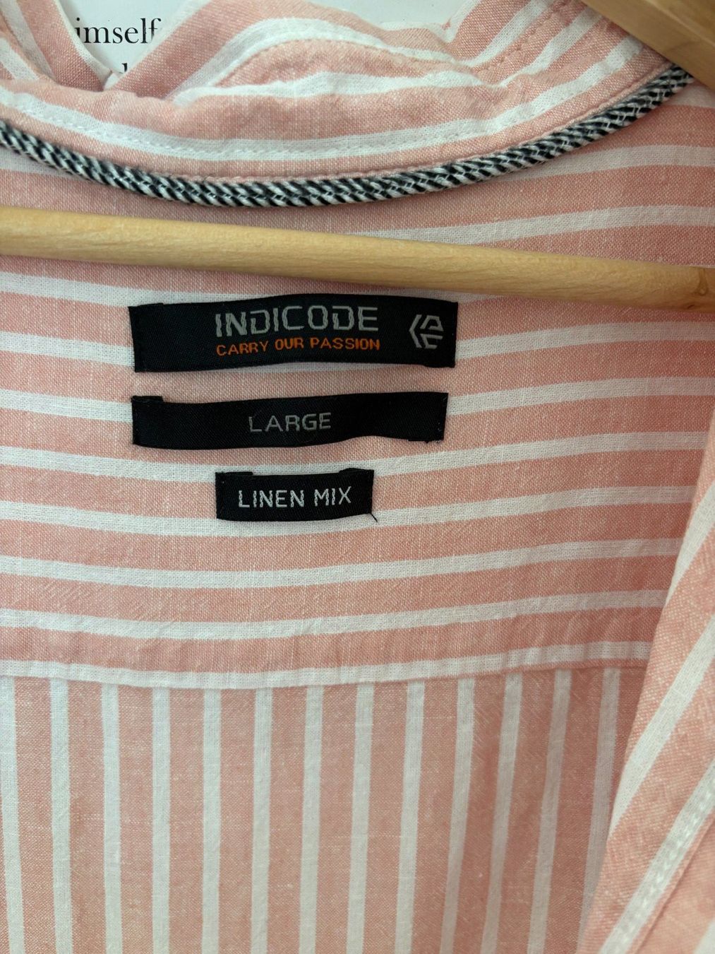 Hemden: INDICODE HERRENHEMD GR. L – LINEN MIX – Neu (gemäss Beschreibung) aus Zürich von cocacola08 1