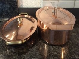 1HOHE OVALER BRÄTER UND EINE OVALE FLACHE/TOP DUO 70-ER