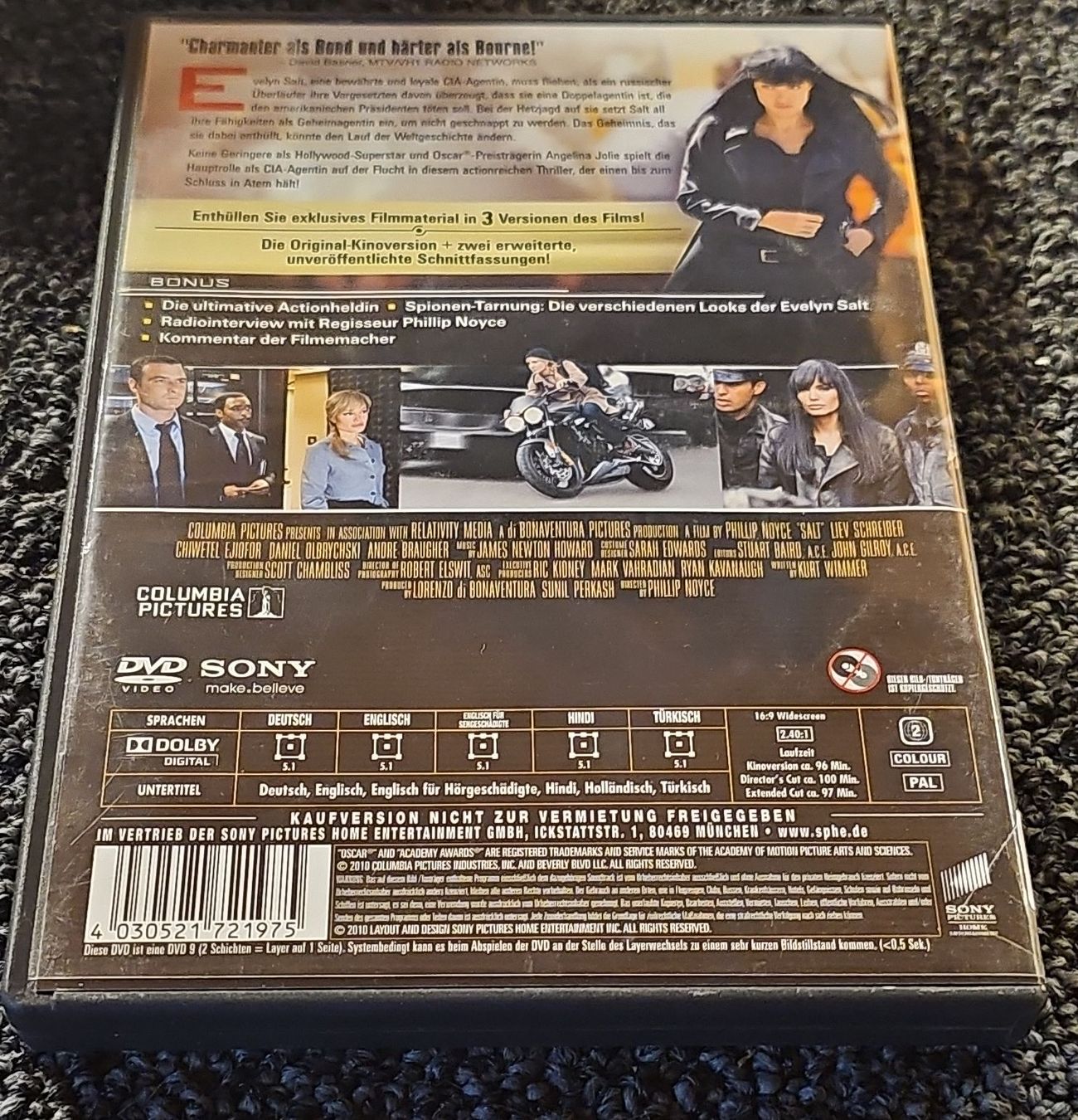 Alle DVDs: DVD Salt (23641) – Gebraucht aus Ruswil von jan_bxl5 1