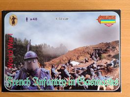Szrelets 1/72 French Infantry in Gasmasks
