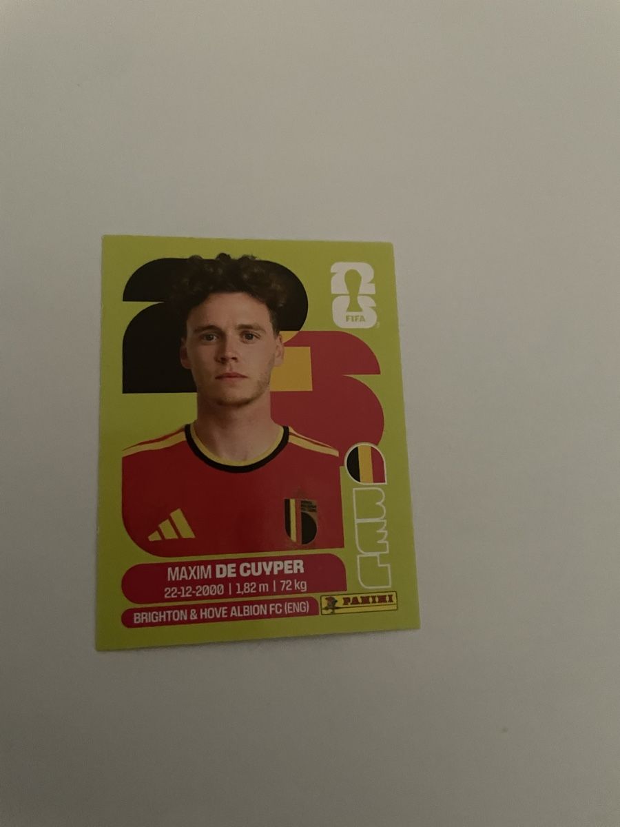 Panini Carte collezionabili: FIFA WM 2026 Maxim De Cuvper BEL 7 – Nuovo (secondo la descrizione) da Winterthur venduto da Cobraforce