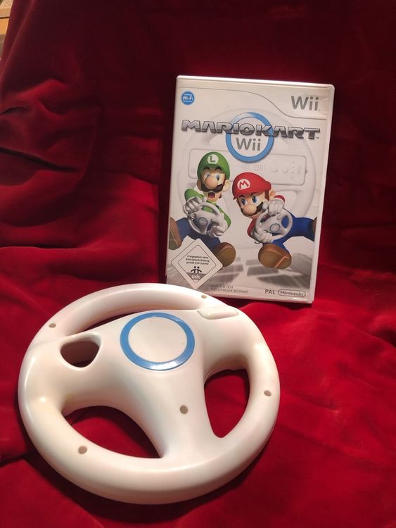 Jeux Vidéo Mario Kart Wii + Volant Wii d'occasion