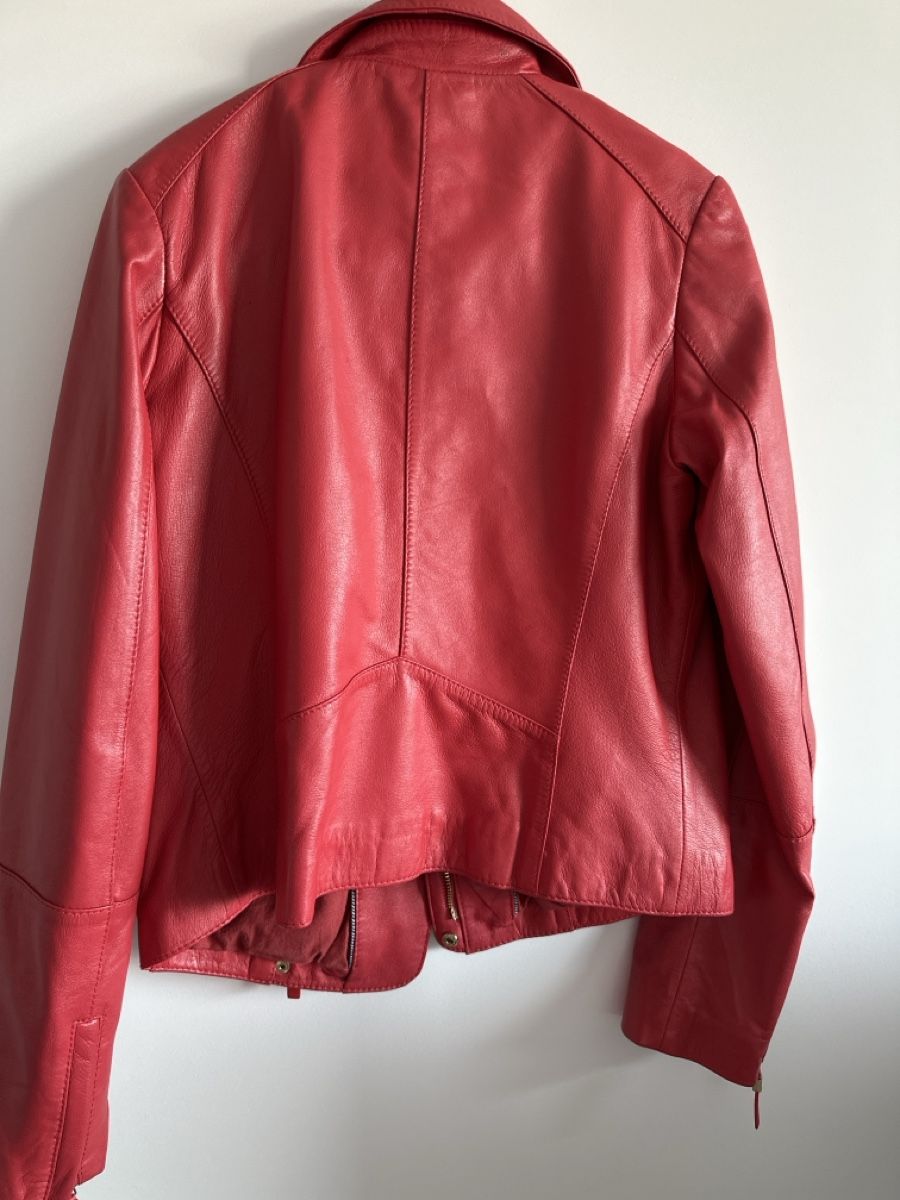 La Redoute Giacche: Atelier R leather jacket red size 36 EU good condition – Usato da Lugano venduto da Micolb 1