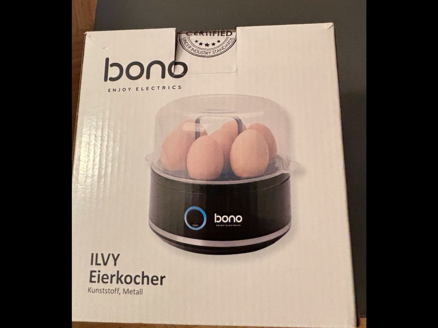 Küchengeräte: BONO Eierkocher Ilvy - NEU – Neu (gemäss Beschreibung) aus Immensee von vieste
