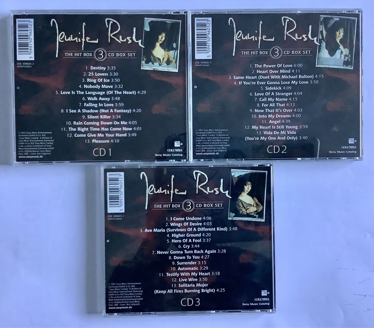 CD: JENNIFER RUSH BOXSET – Usato da Arcegno venduto da Denni 1