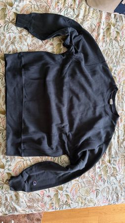 Champion black reverse weave sweatshirt Size L
