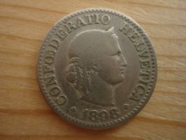 (S1) 10 Rappen 1898