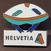 S029- Pin Helvetia Versicherung Bike Velo - Helm