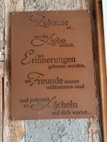 Edelrost Schild