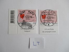 Voll Letzttagsstempel der Poststelle 8197 Rafz