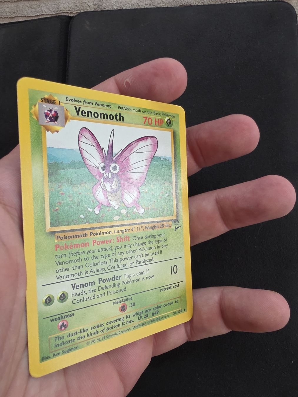 Pokémon Carte collezionabili: Pokémon Karte Venomoth Base Set 2 – Usato da oberbuchsiten venduto da thug4 1