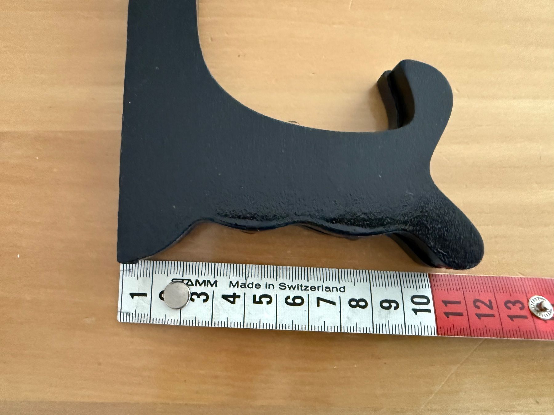 Supporti a parete: 2 Tellerhalter Holz schwarz  ohne Teller – Usato da Subingen venduto da ArtBead 5