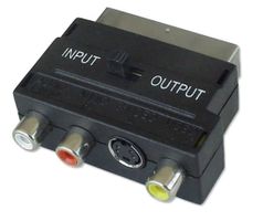 Adapter SCART - Cinch/Composite/S-Video, NEU