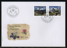 2018, FDC, 125 Jahre Schynige Platt-Bahn (Nr. 1664–1665)