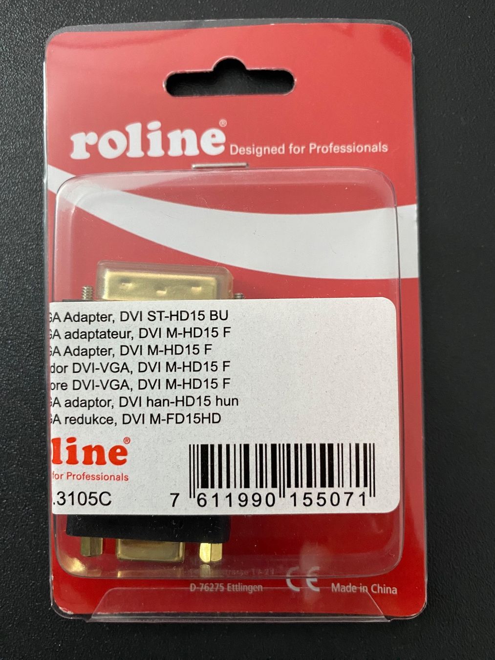 Unità & Adattatore: VGA zu DVI Adapter – Nuovo e nell'imballaggio originale da Ottenbach venduto da Eggi153