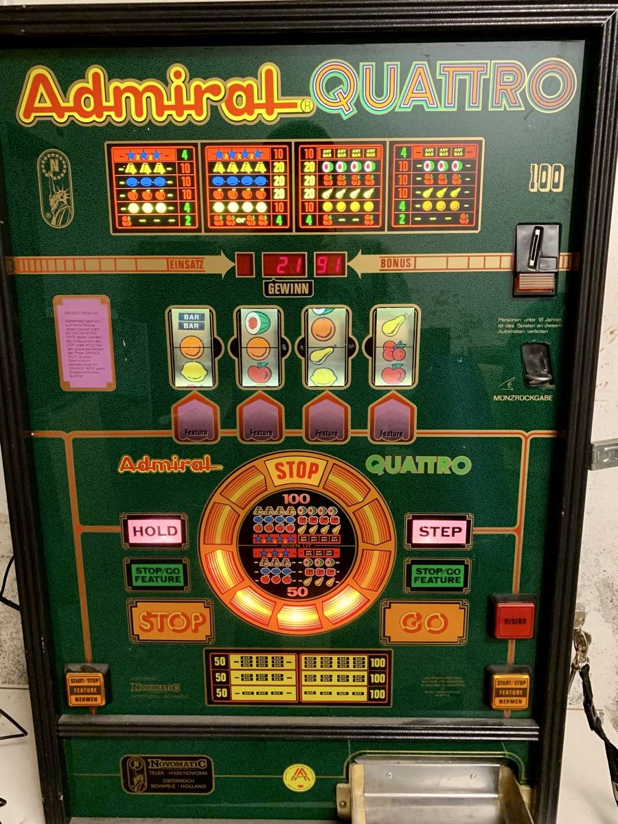 Spielautomaten: Admiral Quatttro – Gebraucht aus Oetwil am See von wue_b6jd