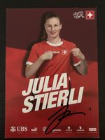 Autogrammkarte Julia Stierli mit Unterschrift guter Zustand